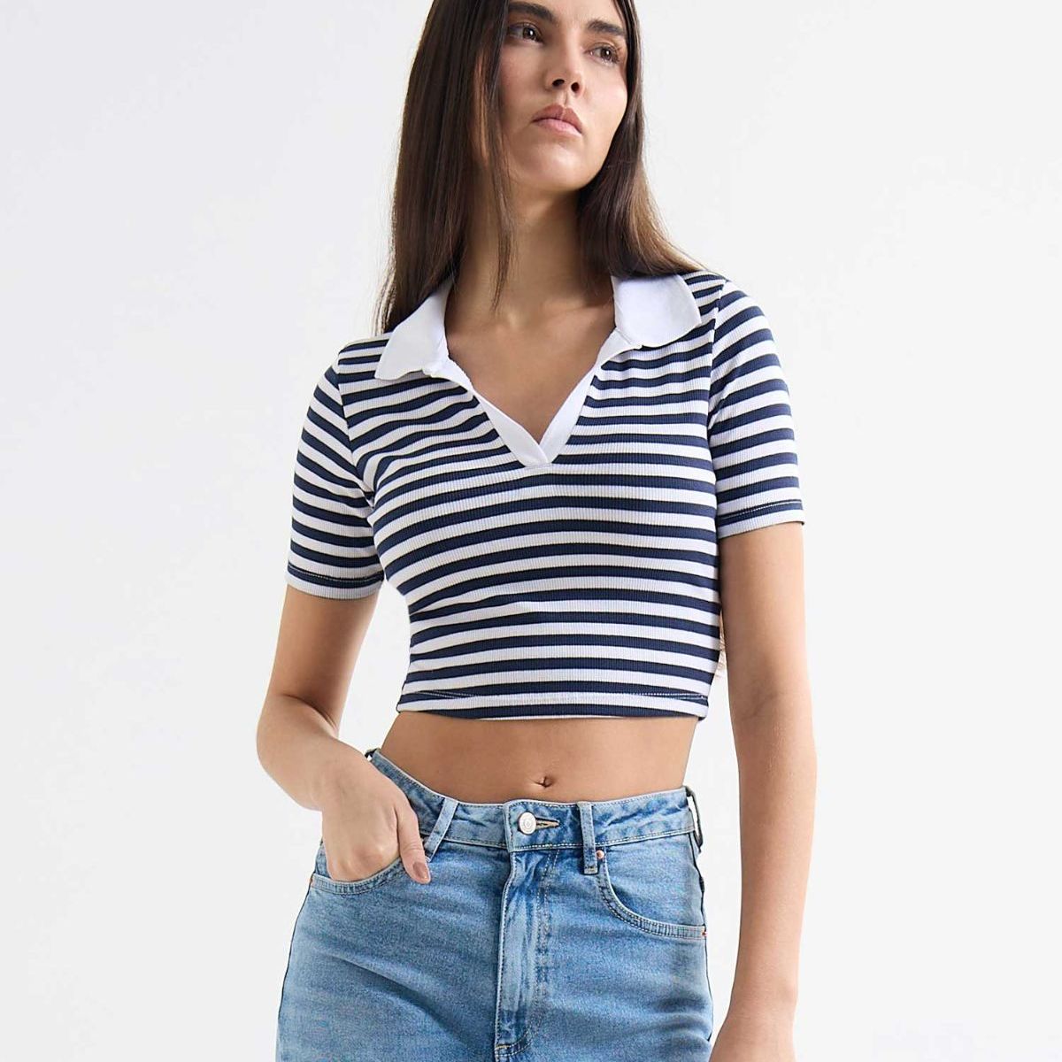 SEVEN SEVEN - Camiseta Para Mujer Manga Corta Moda Color Azul Marca Seven Seven #28096198