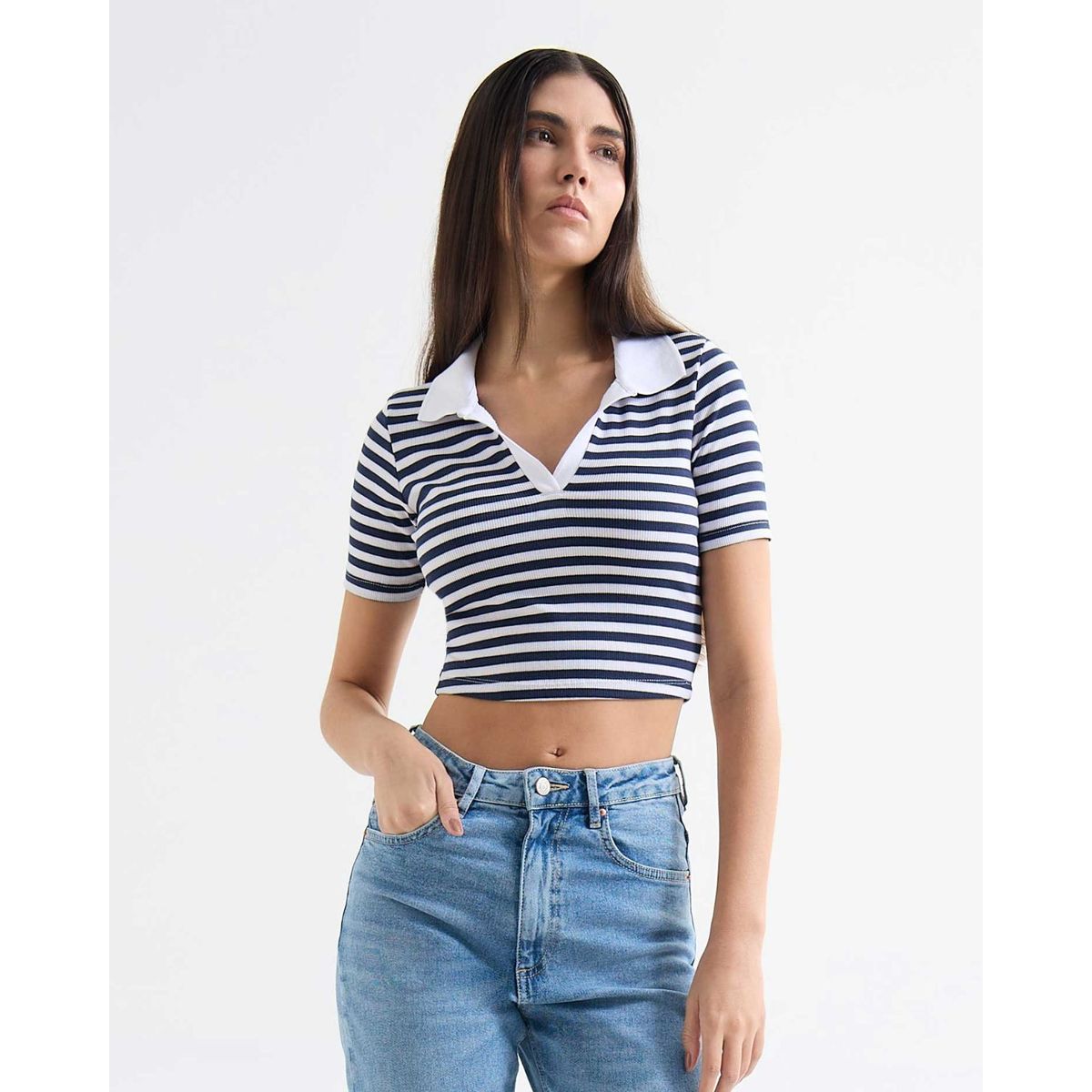 SEVEN SEVEN - Camiseta Para Mujer Manga Corta Moda Color Azul Marca Seven Seven #28096198