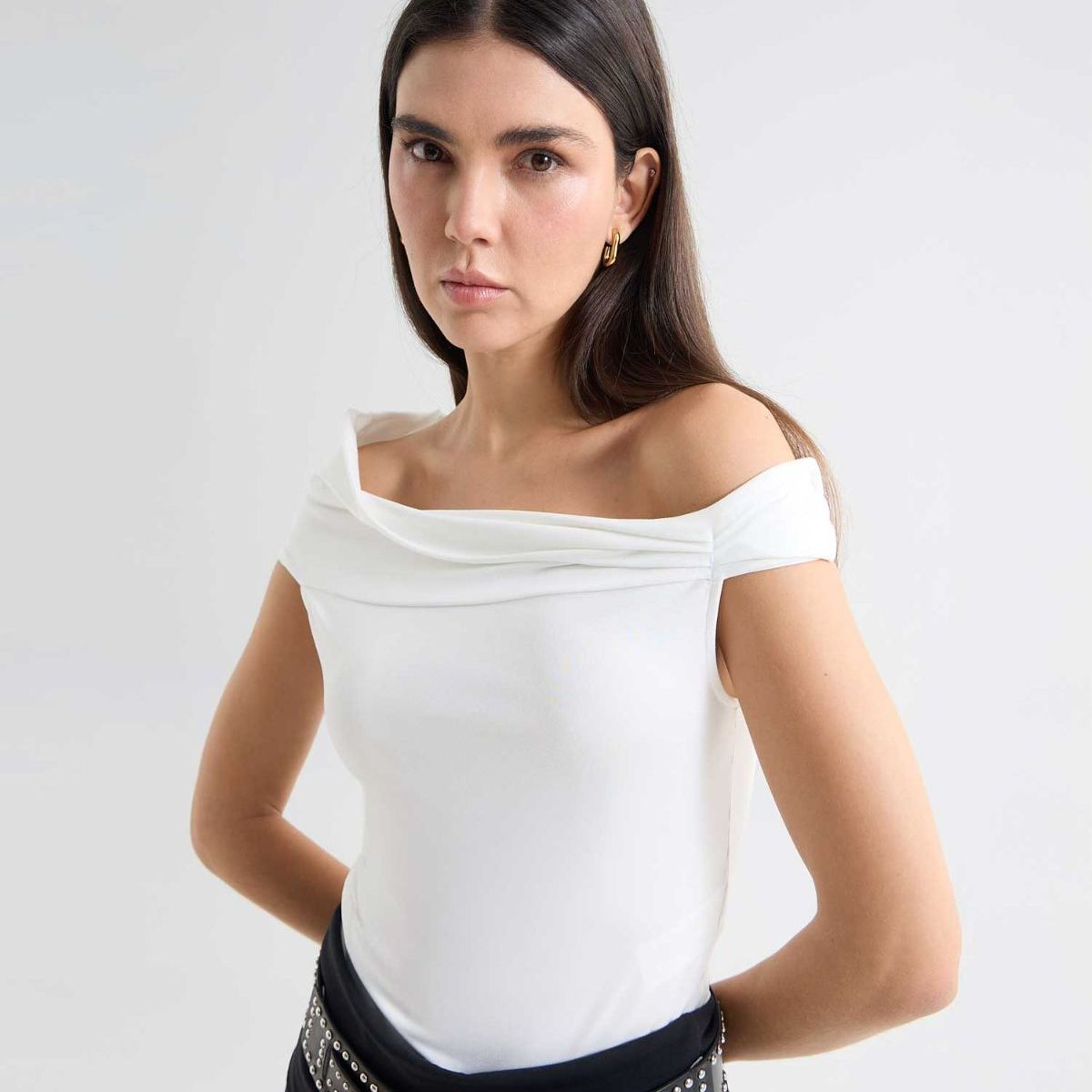 SEVEN SEVEN - Camiseta Para Mujer Manga Corta Moda Color Crudo Marca Seven Seven #28096303