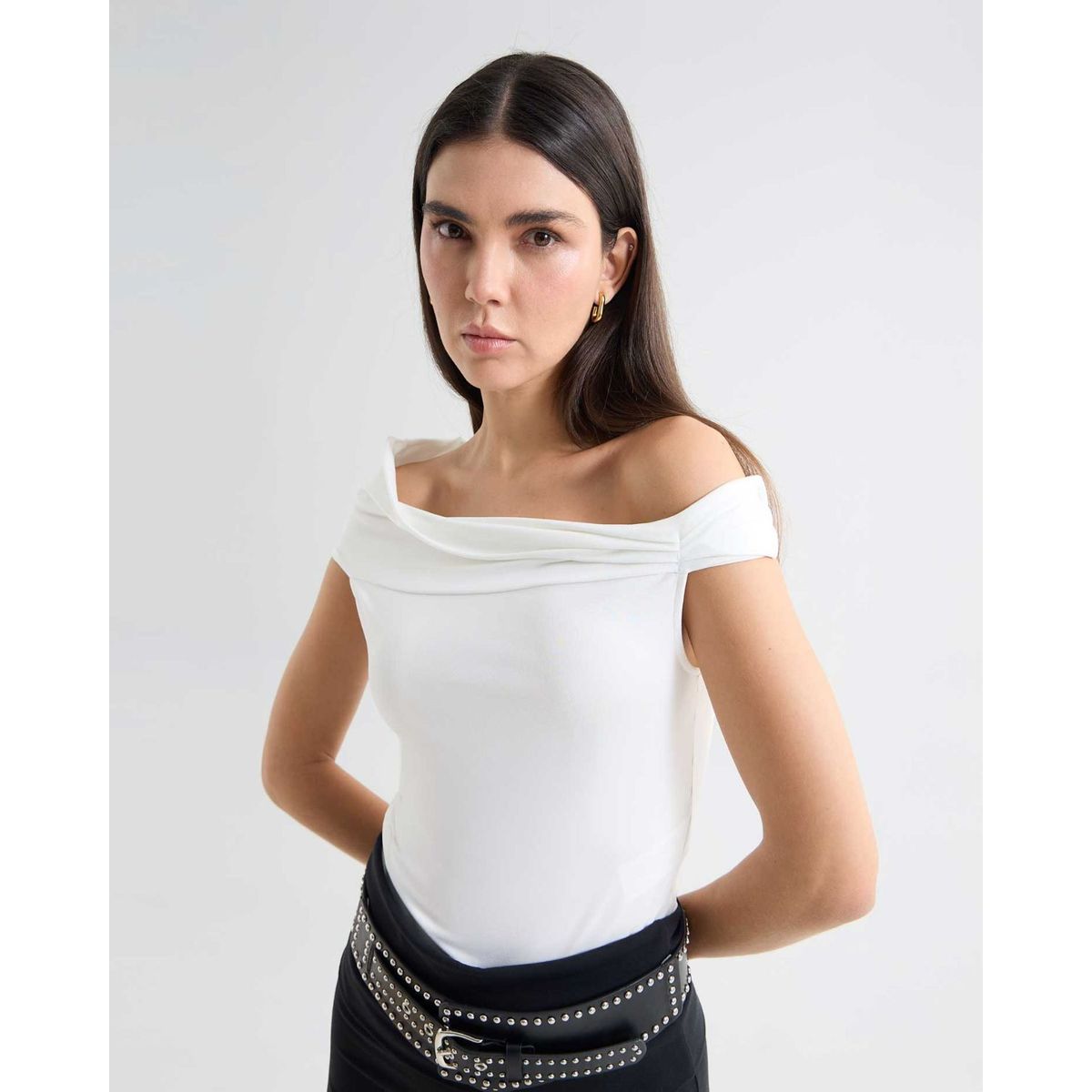 SEVEN SEVEN - Camiseta Para Mujer Manga Corta Moda Color Crudo Marca Seven Seven #28096303