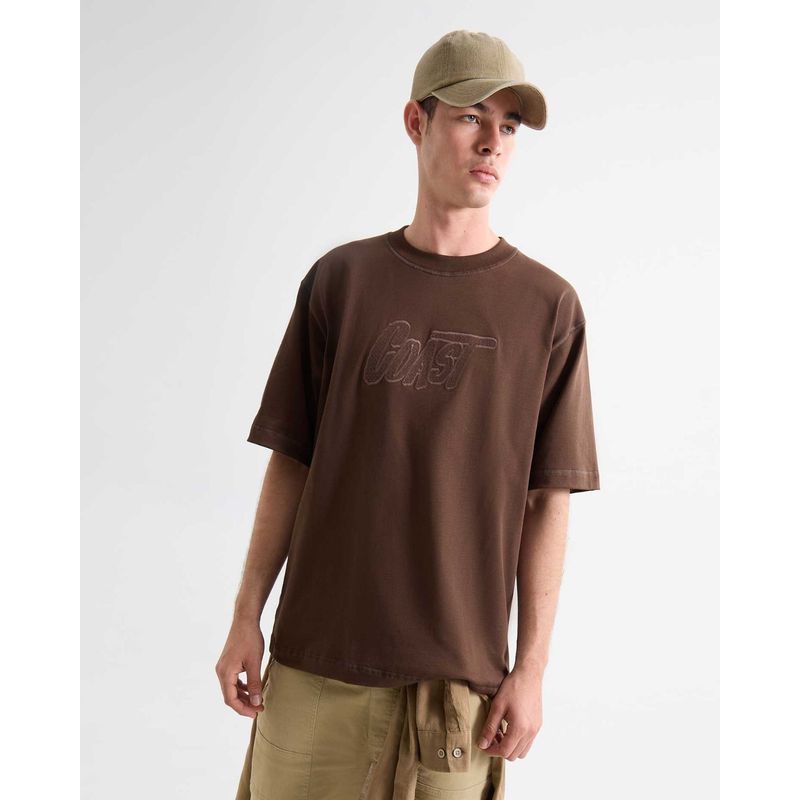 SEVEN SEVEN - Camiseta Para Hombre Manga Corta Cuello Redondo Color Café Marca Seven Seven #45092698