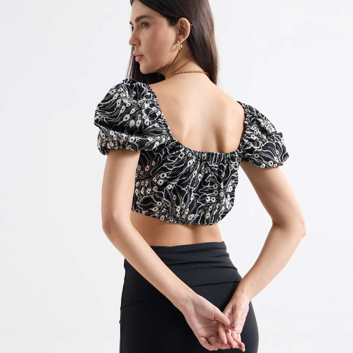 SEVEN SEVEN - Blusa Para Mujer Manga Corta Color Negro Marca Seven Seven #28124033