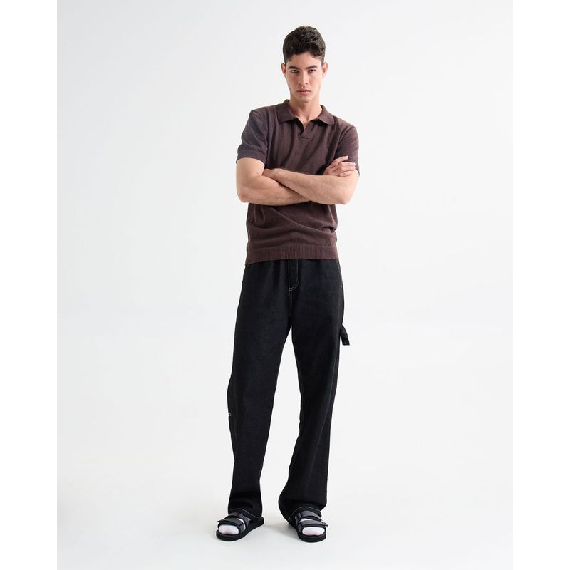 SEVEN SEVEN - Jean Para Hombre Loose Color Negro Marca Seven Seven #45160609