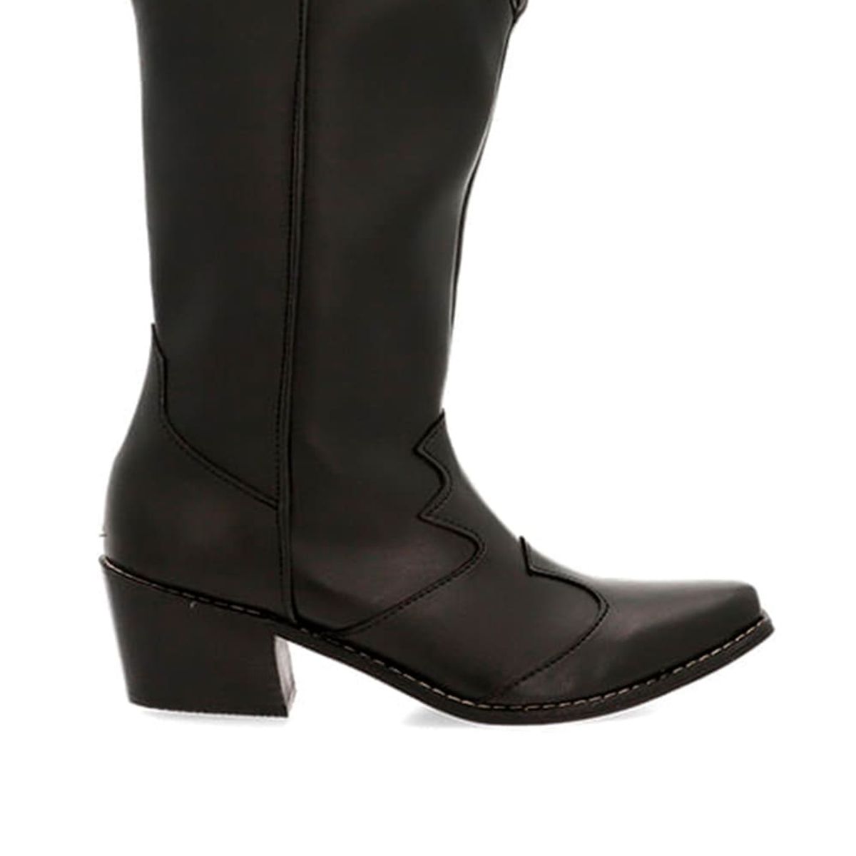 MERCEDES CAMPUZANO - Bota Texana Austin Mercedes Campuzano de Mujer Negro