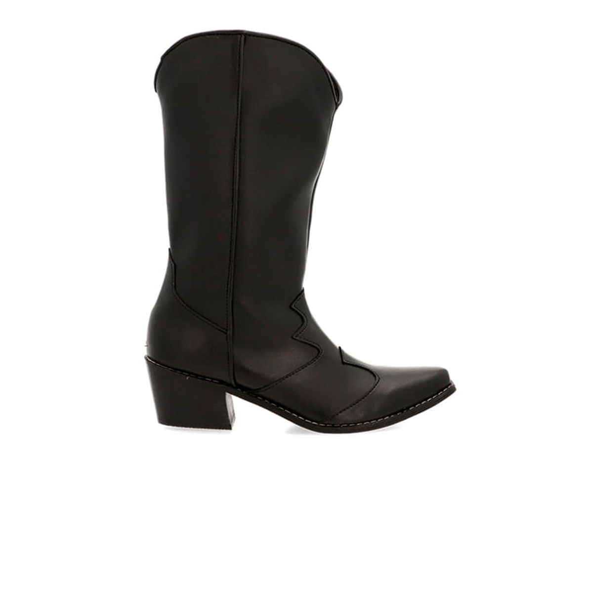 MERCEDES CAMPUZANO - Bota Texana Austin Mercedes Campuzano de Mujer Negro