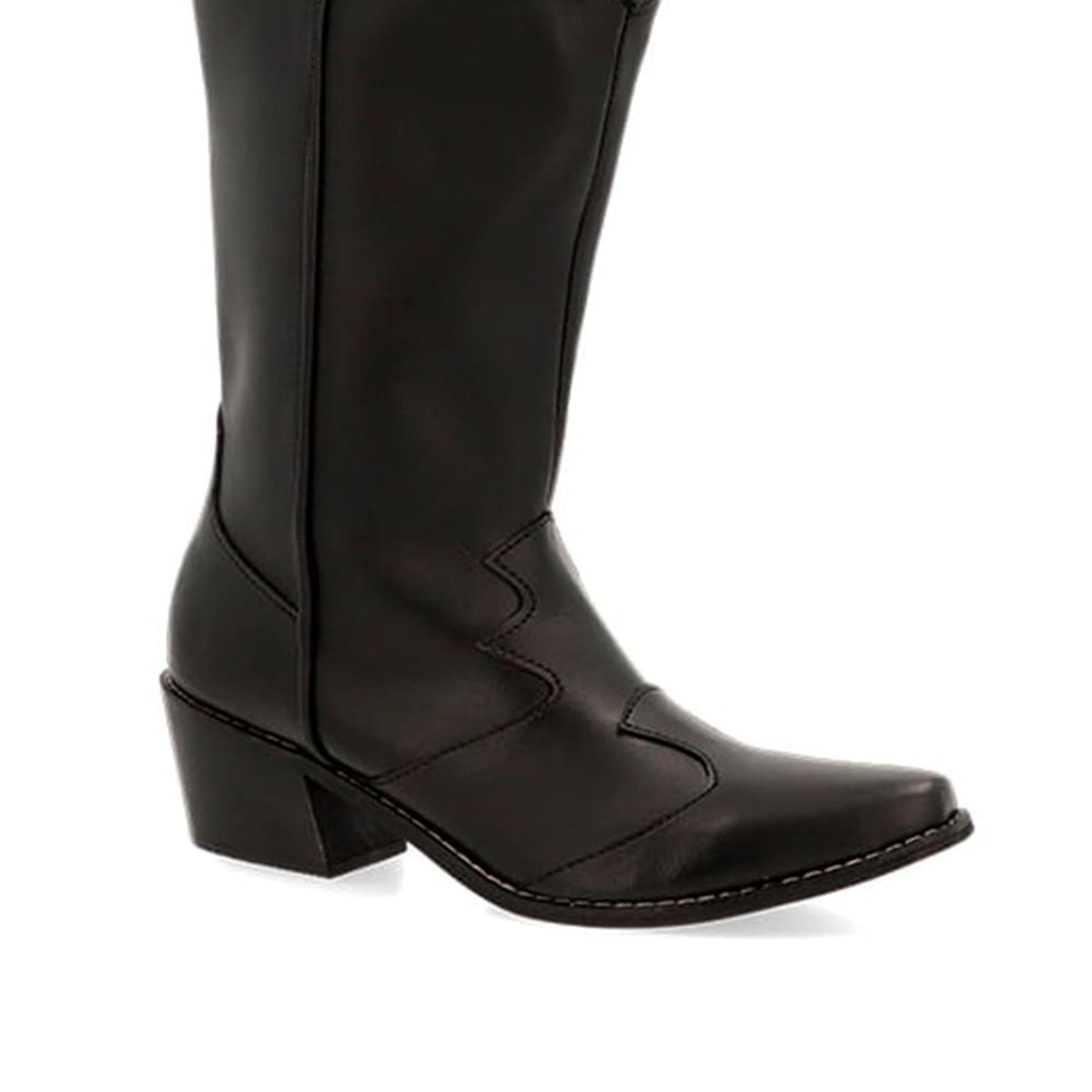 MERCEDES CAMPUZANO - Bota Texana Austin Mercedes Campuzano de Mujer Negro