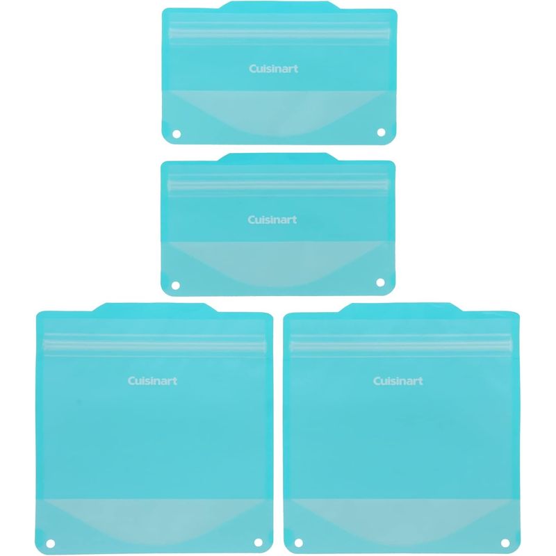 CUISINART - Bolsas Reutilizables para Alimentos Cuisinart 4 Piezas 2 Pequeñas y 2 Medianas
