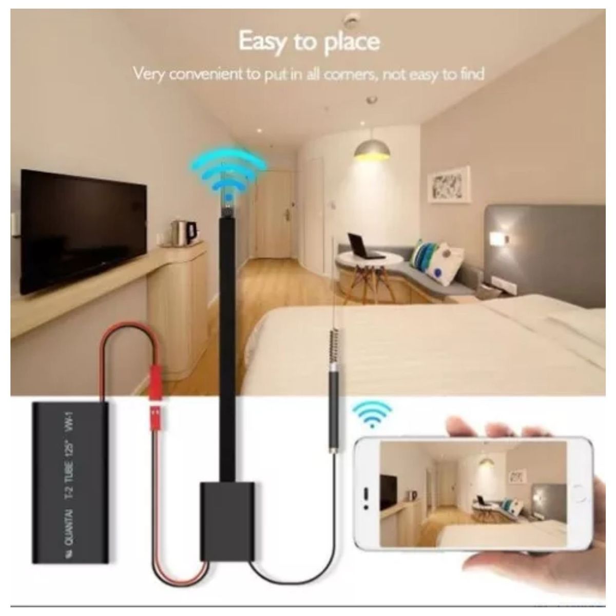 GENERICO - Mini Camara Espia Wifi Ip Hd 1080p 32gb