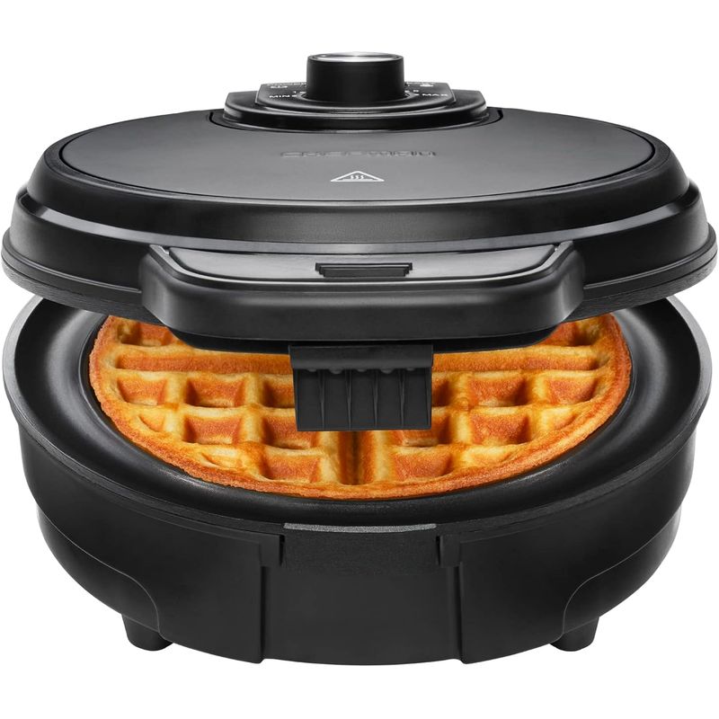 CHEFMAN - Waffle Maker Chefman 7 Niveles Anti-Sobrellenado 6 Redonda