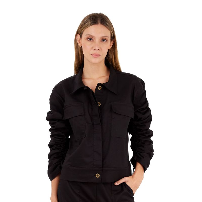 MERCEDES CAMPUZANO - Chaqueta Para Mujer Jody Negro