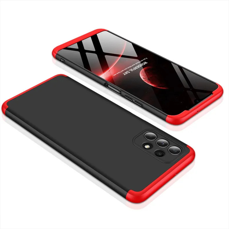 GENERICO - Funda Carcasa Estuche Protector Para Samsung A32 5G Negro con Rojo