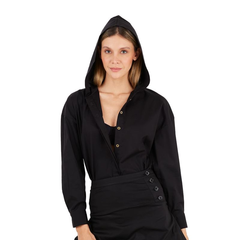 MERCEDES CAMPUZANO - Camisa Para Mujer Soul Negro