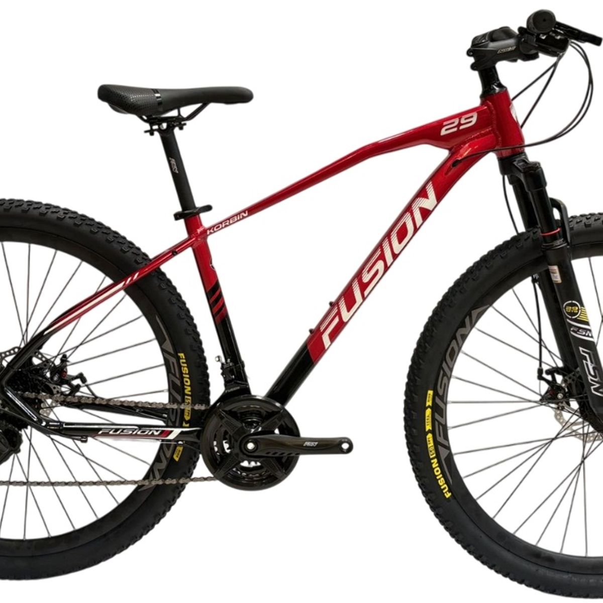 FUSION - Bicicleta Mtb Fusion KORBIN Rin 29 8X3 Talla M(17) Rojo
