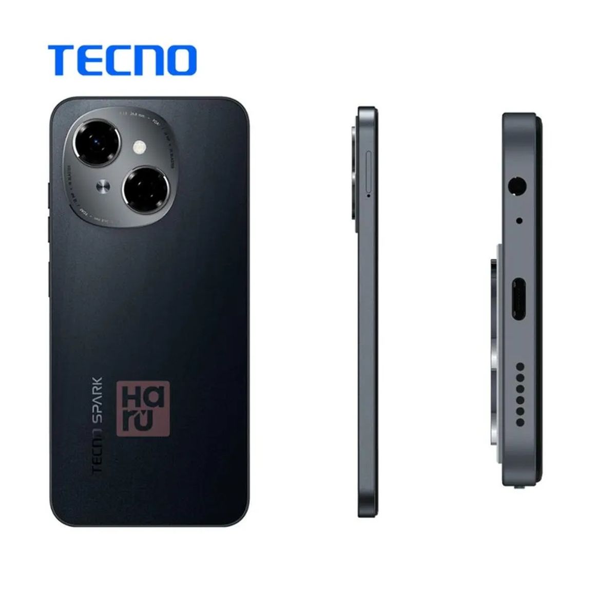 TECNO MOBILE - Celular Tecno Spark Go 1 Color Negro 64Gb 3Gb Ram