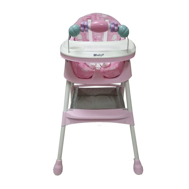 EBABY - Silla Comedor De Bebe 2 En 1 Reinclinable Plegable Mecedora