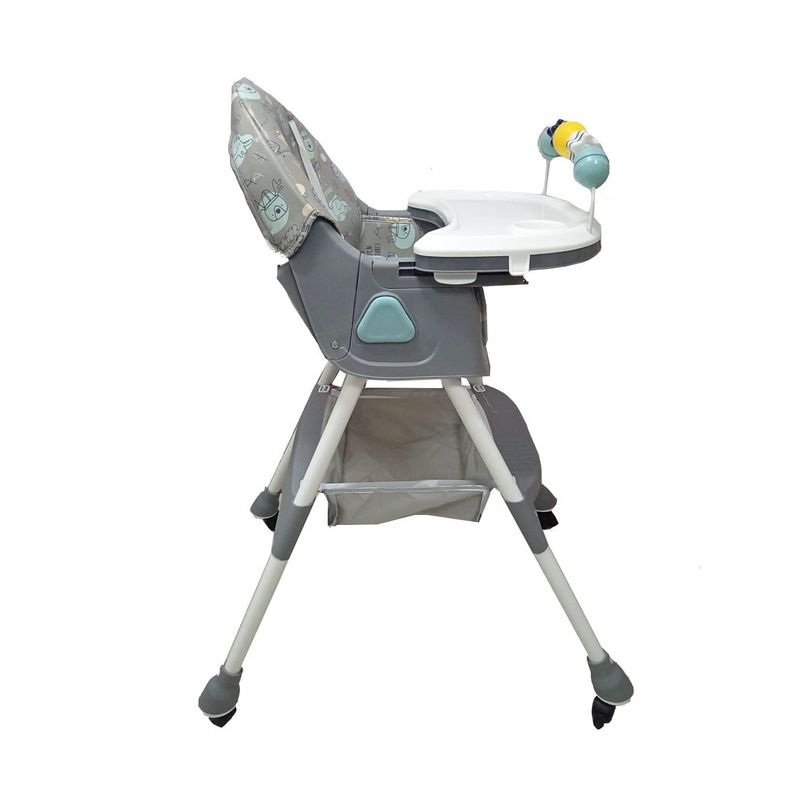 EBABY - Silla Comedor De Bebe 2 En 1 Reinclinable Plegable Mecedora