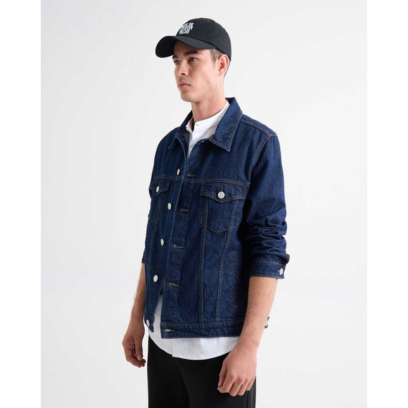 SEVEN SEVEN - Chaqueta Para Hombre Trucker Color Azul Marca Seven Seven #45080465