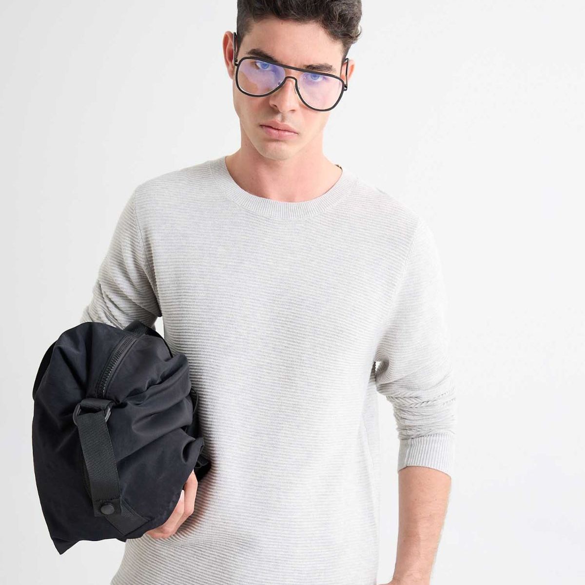 SEVEN SEVEN - Saco Para Hombre Cuello Redondo Color Gris Marca Seven Seven #45330240