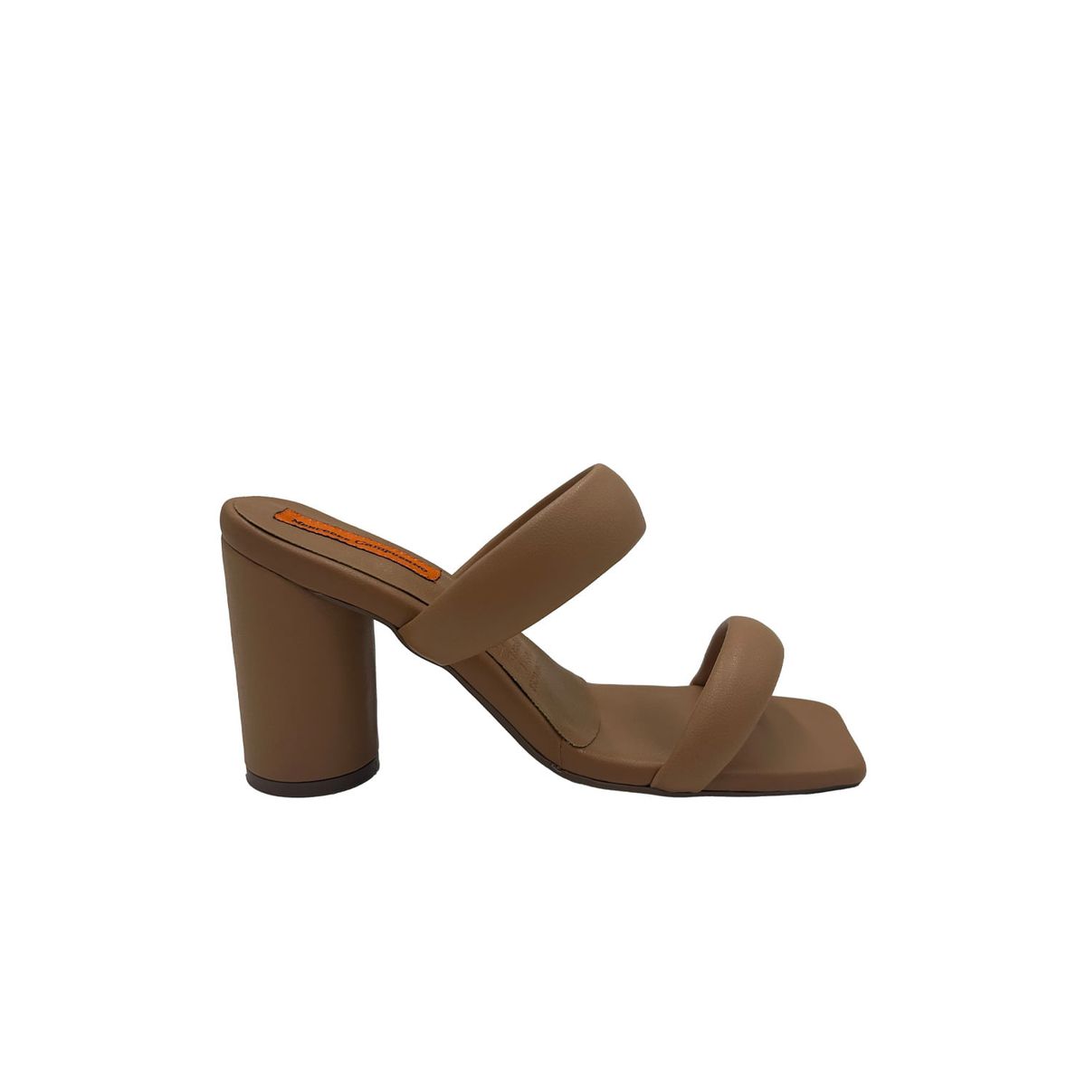 MERCEDES CAMPUZANO - Sandalia Tacon Angelina Mercedes Campuzano de Mujer Beige