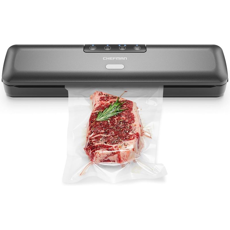 CHEFMAN - Sellador al vacío Chefman compacto operación con un toque