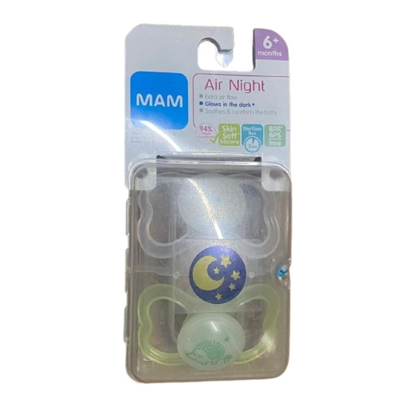 GENERICO - Mam Air Night Chupetes Para Piel Sensible 6+ Meses
