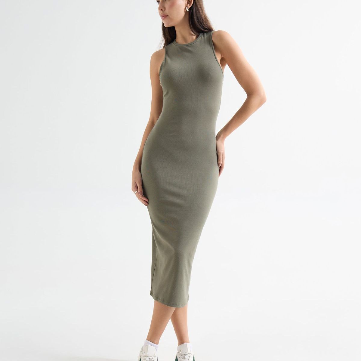 SEVEN SEVEN - Vestido Para Mujer M/Sisa Largo Color Verde Marca Seven Seven #28171372