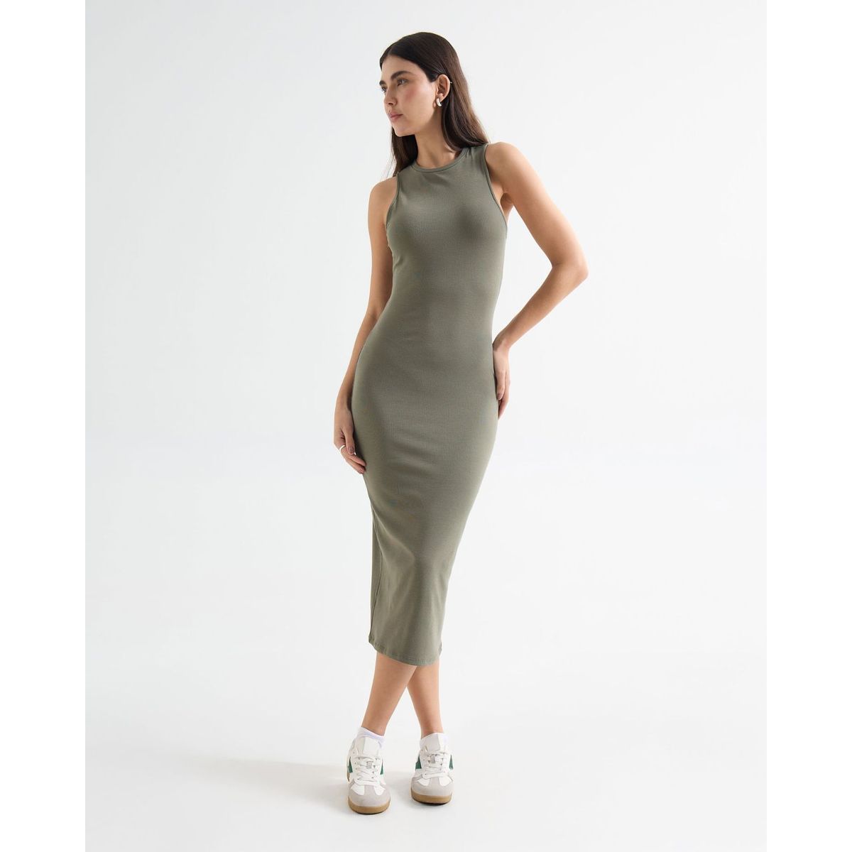 SEVEN SEVEN - Vestido Para Mujer M/Sisa Largo Color Verde Marca Seven Seven #28171372