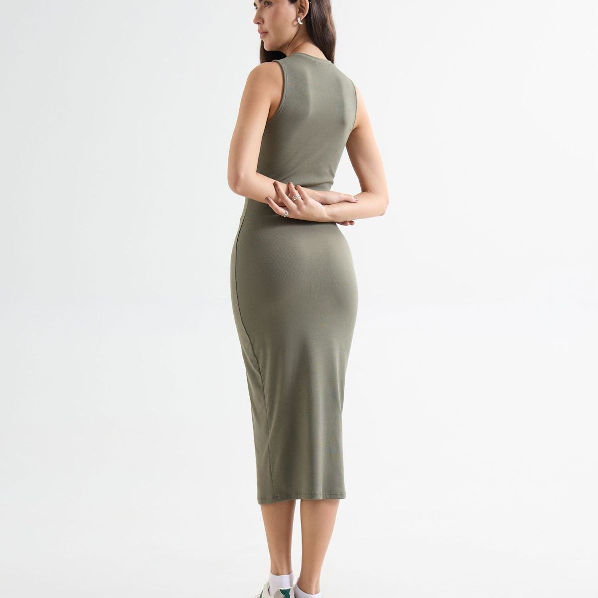 SEVEN SEVEN - Vestido Para Mujer M/Sisa Largo Color Verde Marca Seven Seven #28171372