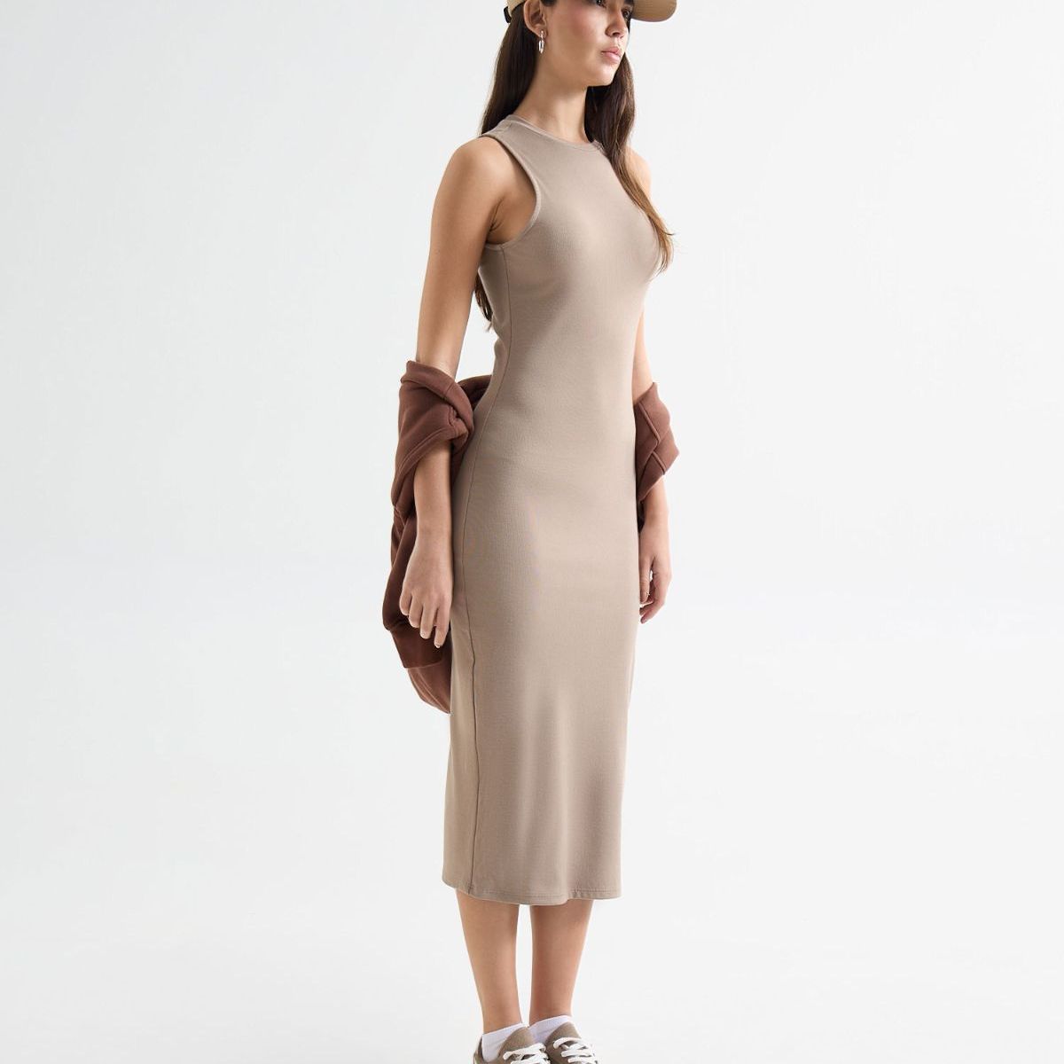 SEVEN SEVEN - Vestido Para Mujer M/Sisa Largo Color Café Marca Seven Seven #28171373