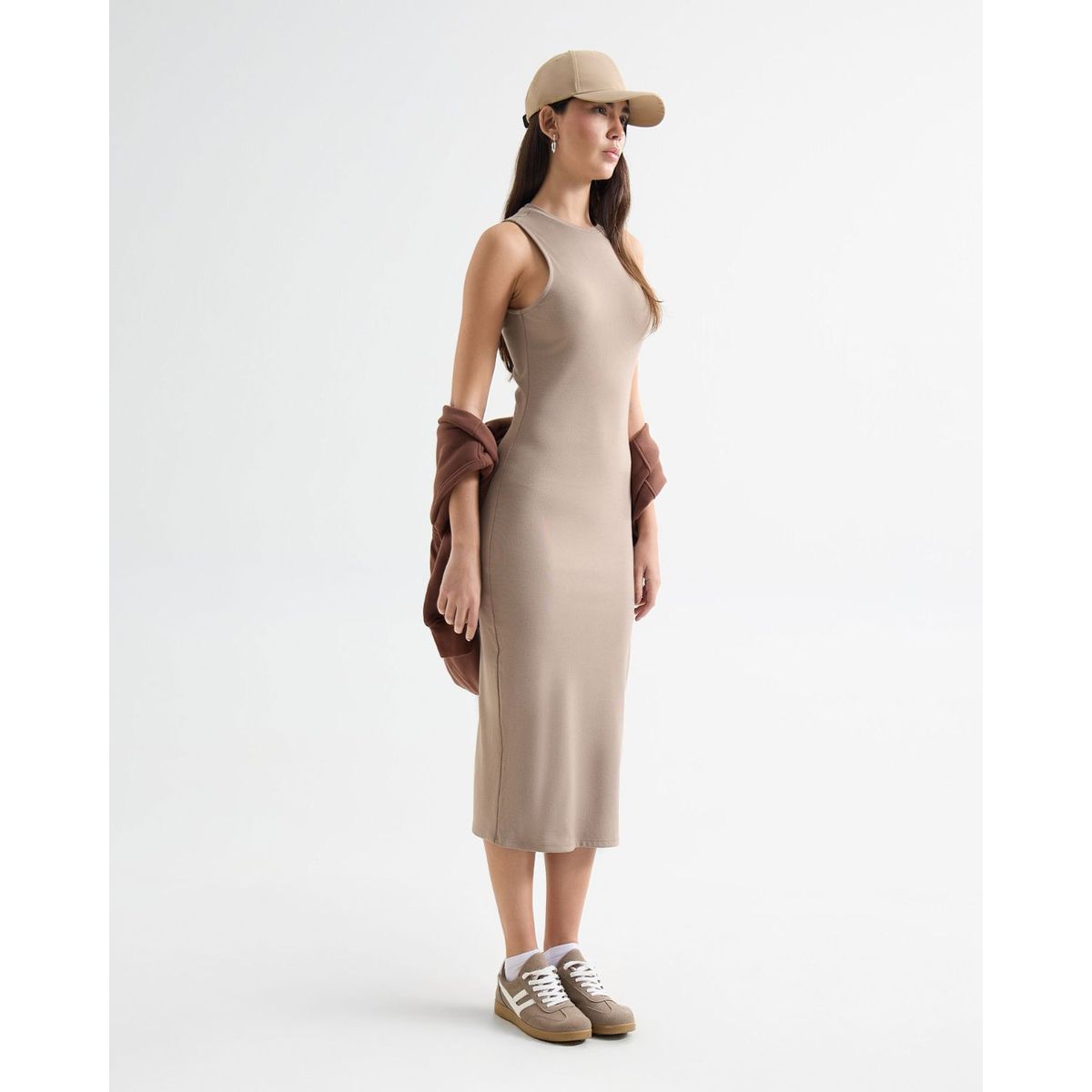 SEVEN SEVEN - Vestido Para Mujer M/Sisa Largo Color Café Marca Seven Seven #28171373