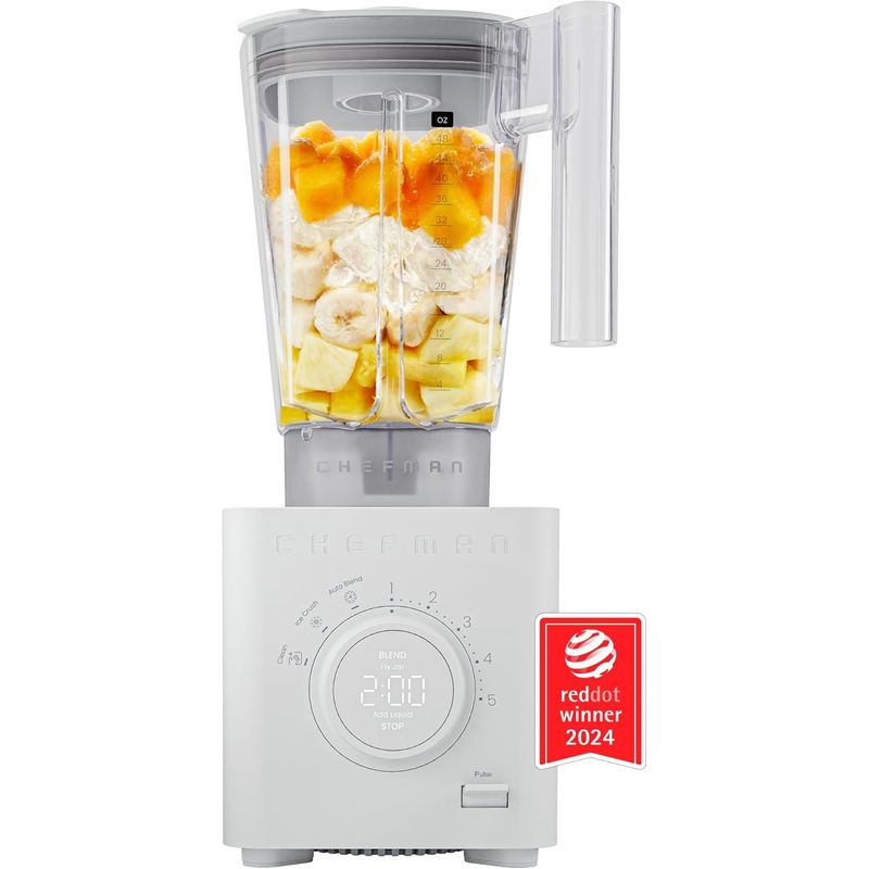 CHEFMAN - Licuadora Chefman Obliterator 48 oz 1380W con cuchilla acero