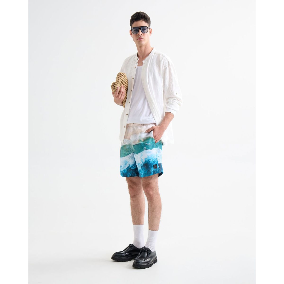 SEVEN SEVEN - Pantaloneta Para Hombre De Baño Larga Color Azul Marca Seven Seven #45280079