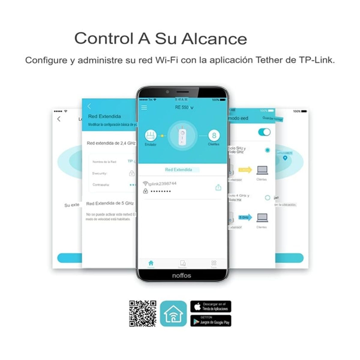 TP LINK - Extensor TP-Link Wifi Ac1900 Doble Banda Re550 1900 Mbps
