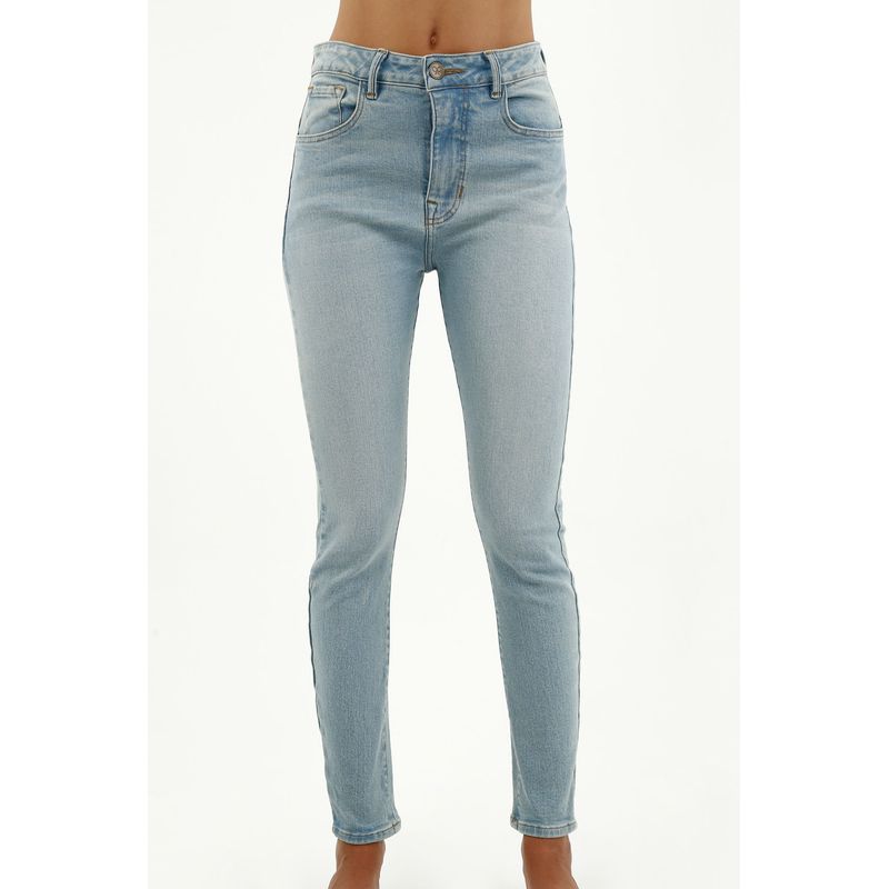 TENNIS - Jean tipo Jegging azul para mujer