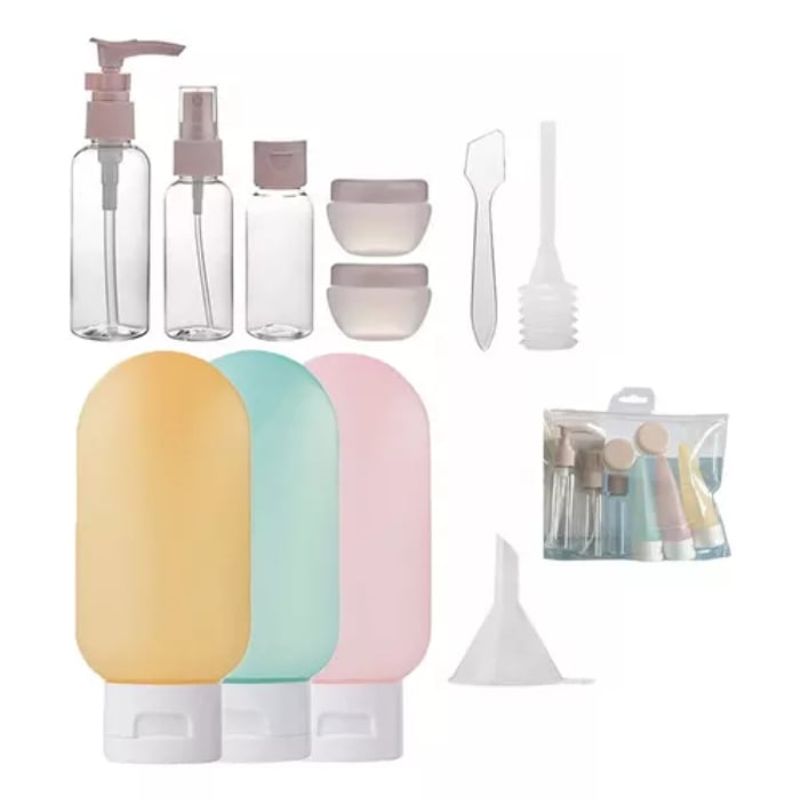 GENERICO - Kit De Botellas De Viaje Envases Productos De Aseo Personal