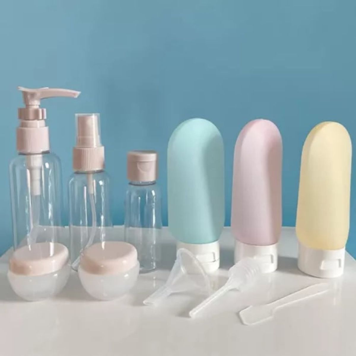GENERICO - Kit De Botellas De Viaje Envases Productos De Aseo Personal