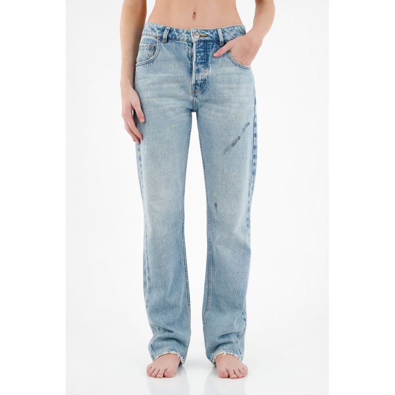 TENNIS - Jean Recto con pigmentos localizados para mujer