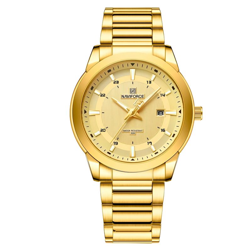 NAVIFORCE - Reloj Naviforce Casual Nf8029 Crono Hombre Acero+ Estuche