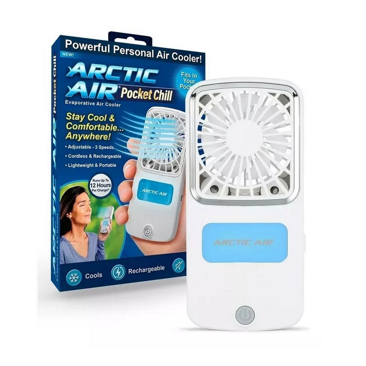 DAYOSHOP - Ventilador Portátil Aire Acondicionado Mini Personal Pequeño