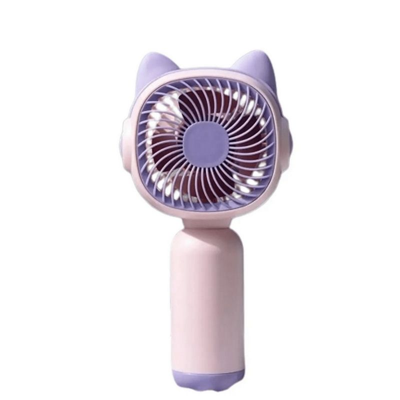 DAYOSHOP - Ventilador Gato Orejas Portatil Recargable Con Base