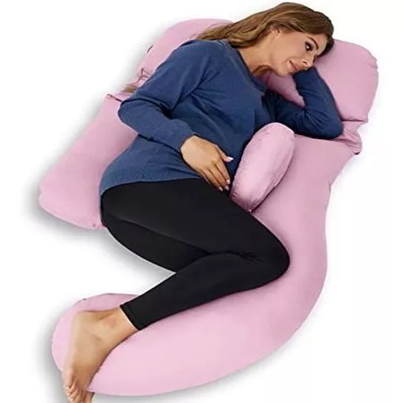 ONE PIXEL - Almohada de embarazo en forma de U para mujeres embarazadas