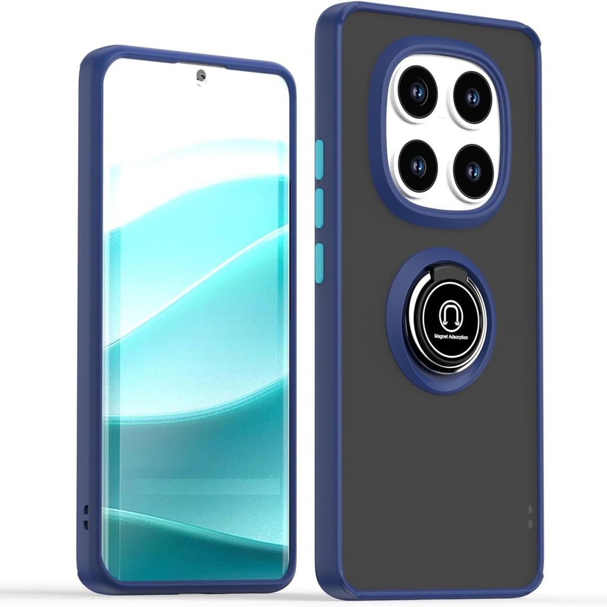 GENERICO - Funda Estuche Mate Compatible Xiaomi Poco X7 5G Y Note 14 Pro 5G Azul