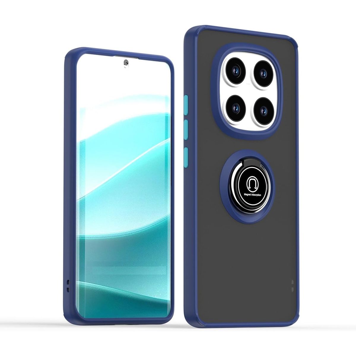 GENERICO - Funda Estuche Mate Compatible Xiaomi Poco X7 5G Y Note 14 Pro 5G Azul