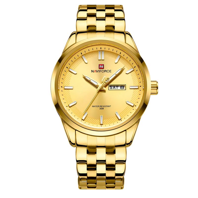 NAVIFORCE - Reloj Naviforce Casual Nf9203 Crono Hombre Acero+ Estuche