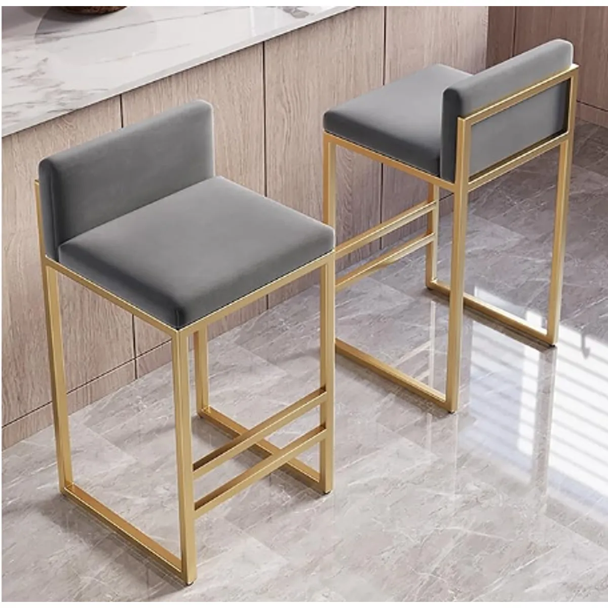 GENERICO - Sillas Pear Color Gris Plata