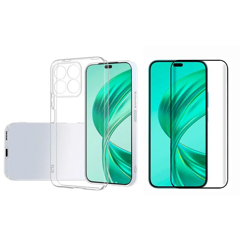GENERICO - Funda Rígida Antichoque + Vidrio Templado Para HONOR X8B