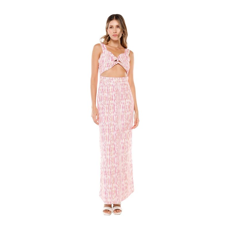 MERCEDES CAMPUZANO - Vestido Largo Jalina Mercedes Campuzano de Mujer ZebNar