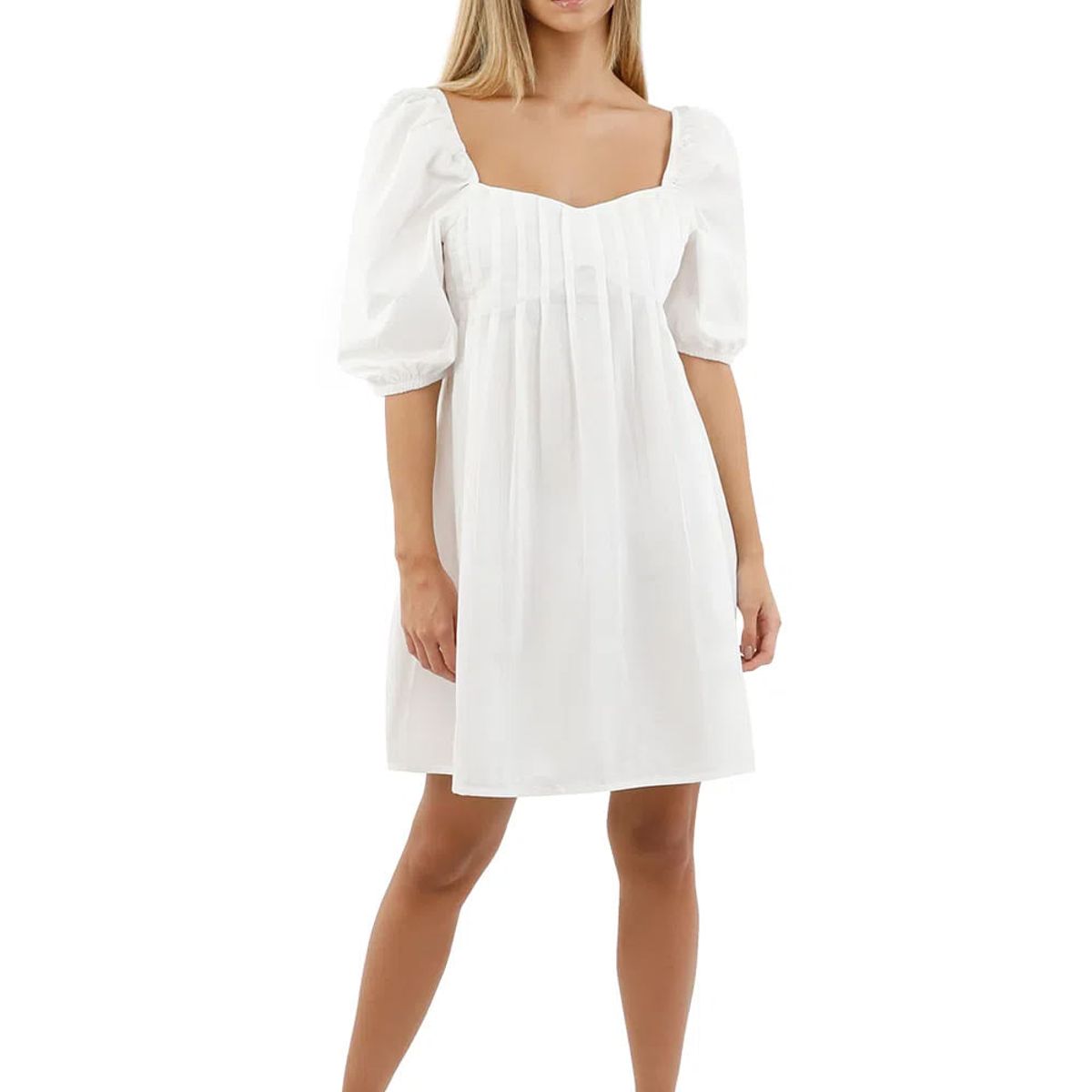 MERCEDES CAMPUZANO - Vestido Corto Sunrise Marfil