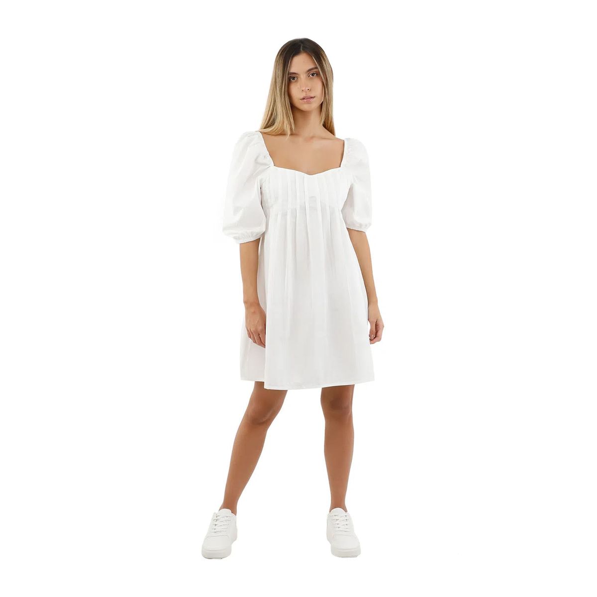 MERCEDES CAMPUZANO - Vestido Corto Sunrise Marfil