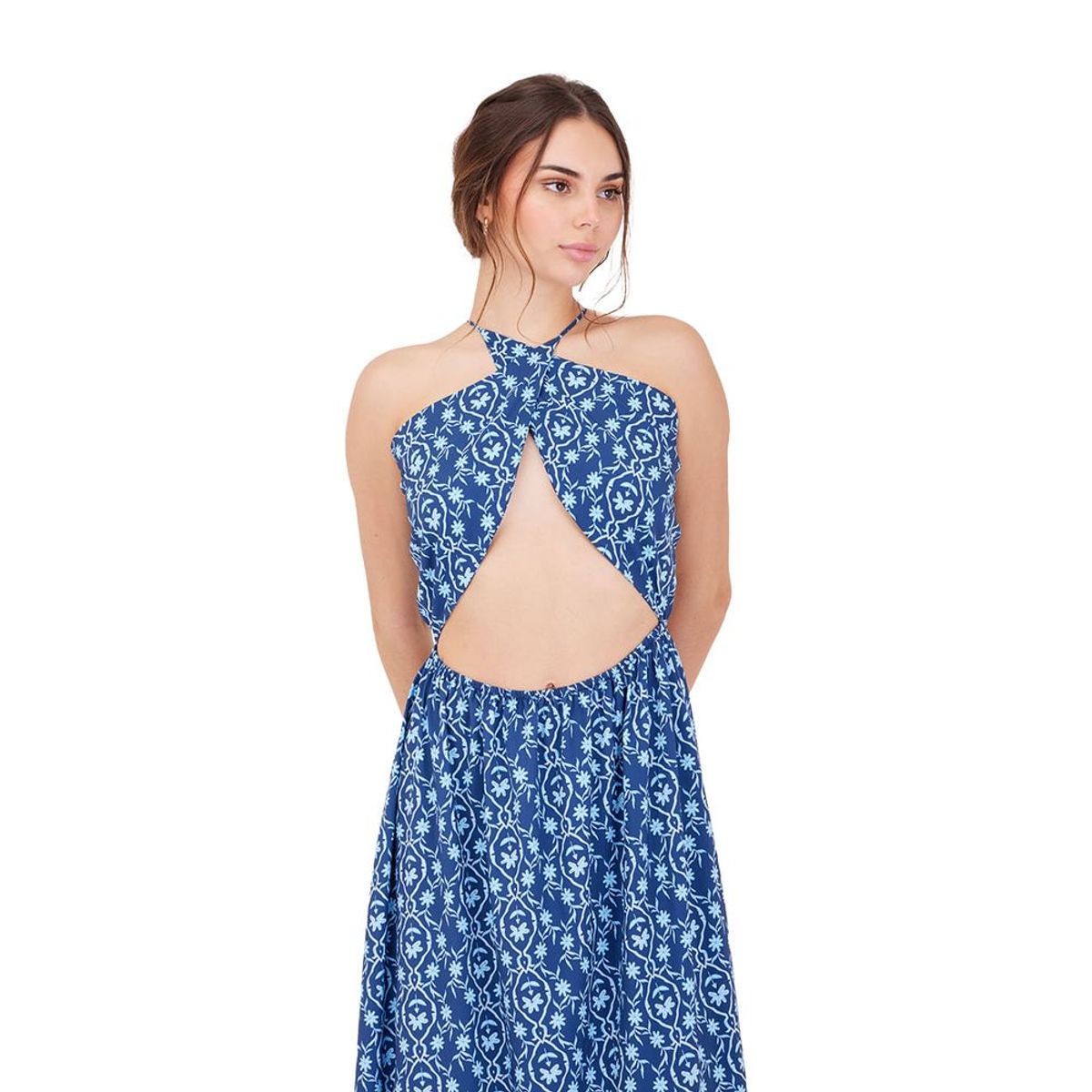 MERCEDES CAMPUZANO - Vestido Largo Genesis Jade